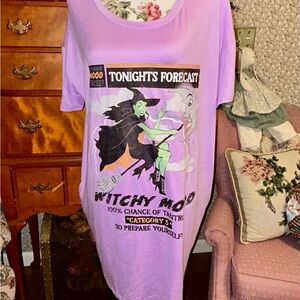 Purple Witchy Mood Sleep Shirt